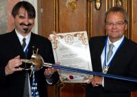 Die Chevaliers Dr. Lutz Unbehaun (r.) und Andreas Dornheim